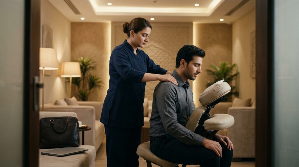 Massage for Office Workers in Gulberg Lahore